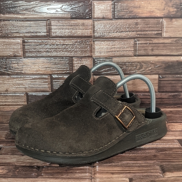 birkenstock fleece clogs